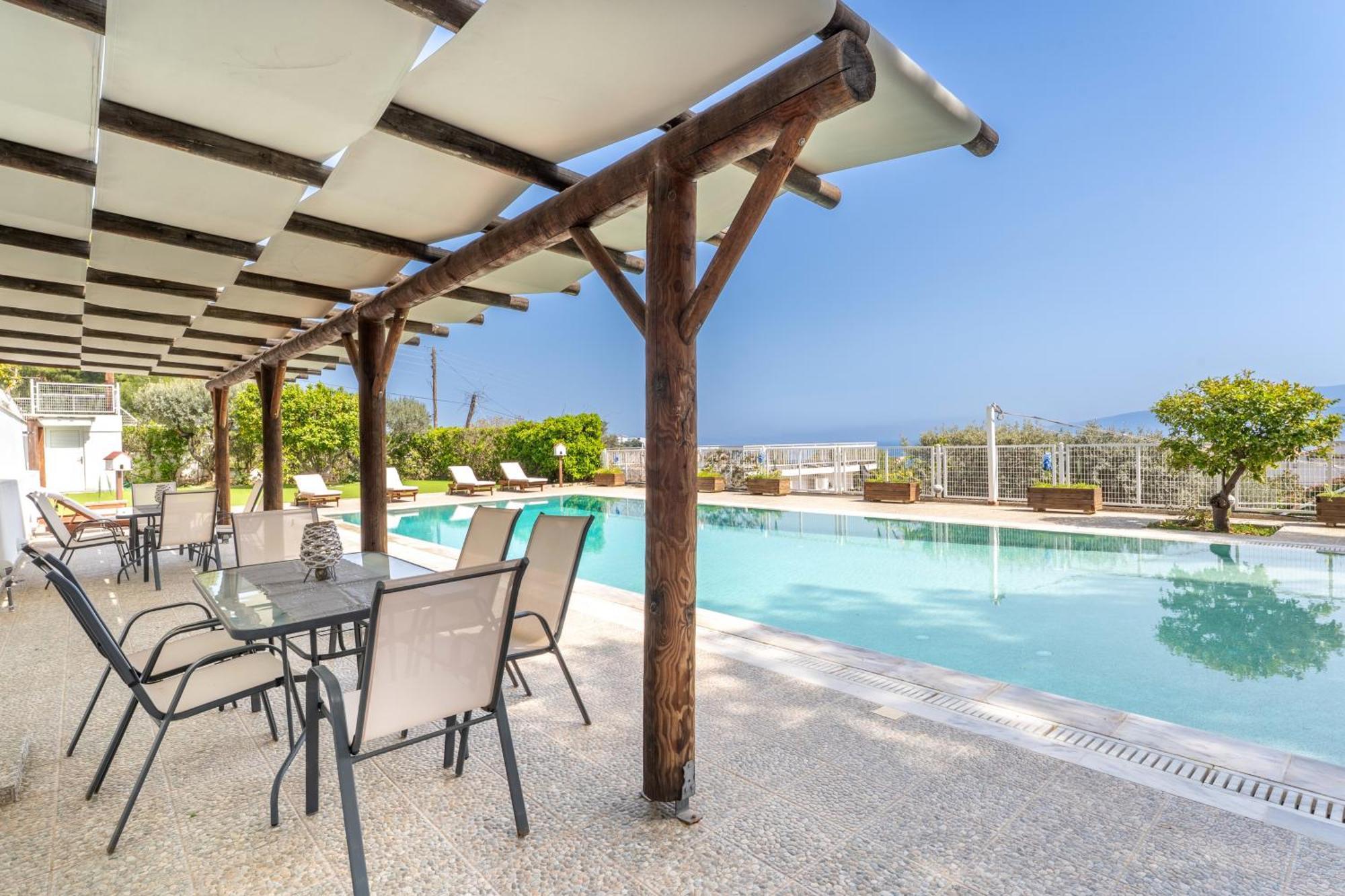 Villa The House Of Gratitude - Poolside Retreat Loutra Elenis Exterior foto